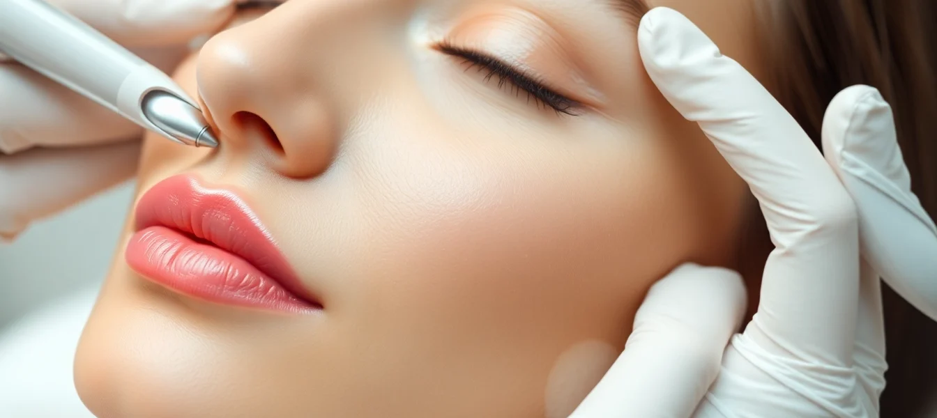 Professional Fadenlifting Zürich procedure demonstrating facial skin tightening and rejuvenation for a natural, youthful look.