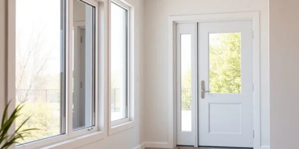 Window and door replacement enhances curb appeal with energy-efficient frames and modern design.