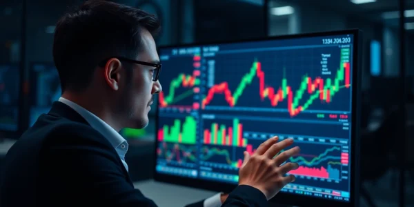 Trading view platform showcasing advanced market charts for traders and investors